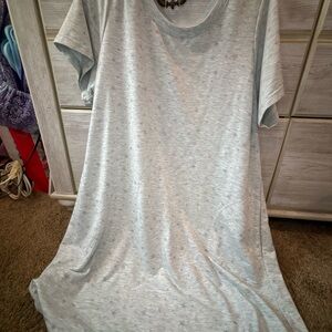 Gray Short Sleeve Dress